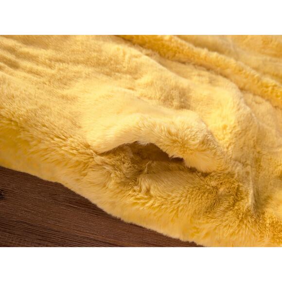 APPARIS Stella Faux Fur Oversized Coat in Neon Yellow, size XS, NWT - Picture 12 of 14